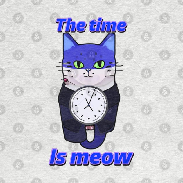 The Time is Meow ‘Blue’ by YungBick